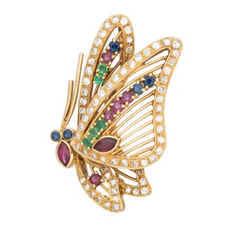 Brosche/Anhänger 'Schmetterling'