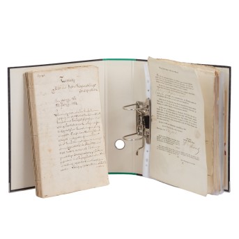 Collection of handwritten letters from the 18th and 19th centuries