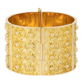 Armband mit Filigranbelötung,