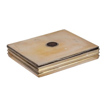 GOTTLIEB KURZ/ HEINIRICH PILARTZ casket, 925 silver, 2nd half of the 20th century,