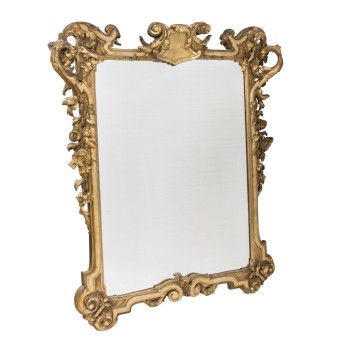 WANDSPIEGEL MIT PRUNKRAHMEN,