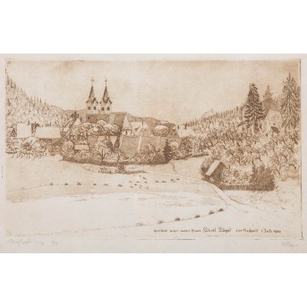 NÄGELE, REINHOLD (1884-1972), &quot;Murrhardt&quot;, 1920,