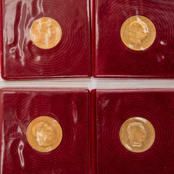 Österreich /GOLDlot - Franz Josef I., mit insg. ca. 21 g fein