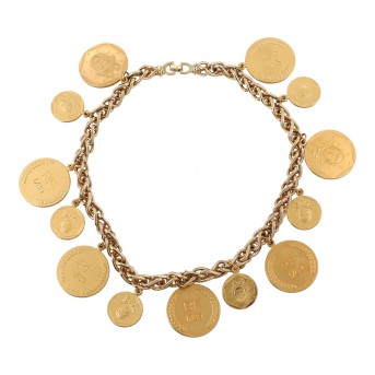 CHRISTIAN DIOR VINTAGE costume jewelry necklace 'RÉVOLUTION FRANCAISE'.
