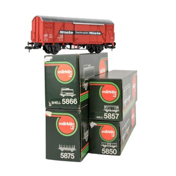 MÄRKLIN 4tlg Konvolut Güterwagen, Spur 1,