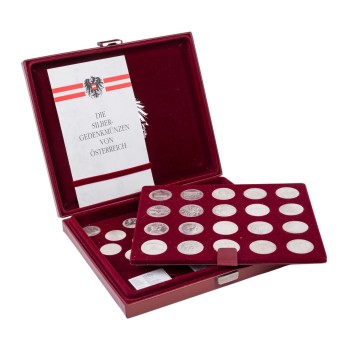 Austria - Collection with commemorative coins 20x 50 öS & 19x 25 öS