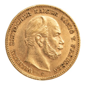 Dt. Kaiserreich - Preußen, Wilhelm I. (1861-1888) 5 Mark 1877 C