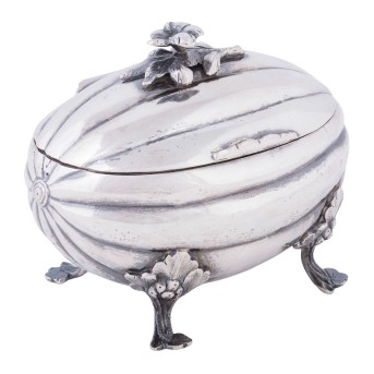 ST. PETERSBURG Prächtige Zuckerdose, Silber, 1787.