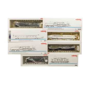 MÄRKLIN 4-piece set of locomotives, H0 scale,