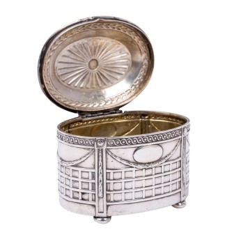 KLEINE DOSE, 925er. Silber.