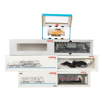 MÄRKLIN 4-piece set of locomotives, H0 scale,