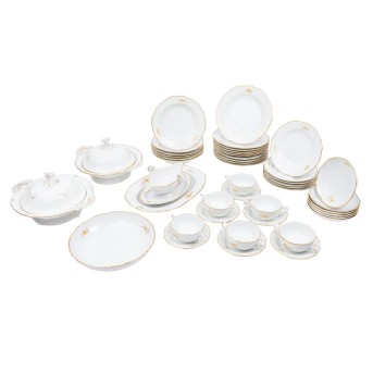 MEISSEN dinner service 'Goldblume', 20th century