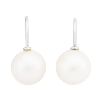 Ohrhänger mit 2 Süßwasserzuchtperlen,