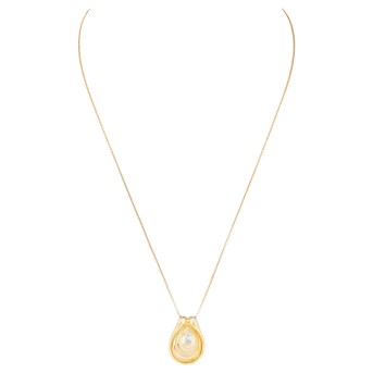 Kette und Anhänger mit Zirkonia