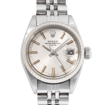 ROLEX Oyster Perpetual Date Ref. 6917/4 Damenuhr von 1981. Box und Papiere.