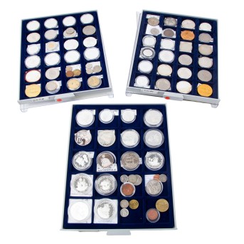 Beautiful collection of motifs SHIPS, approx. 90 medals and coins
