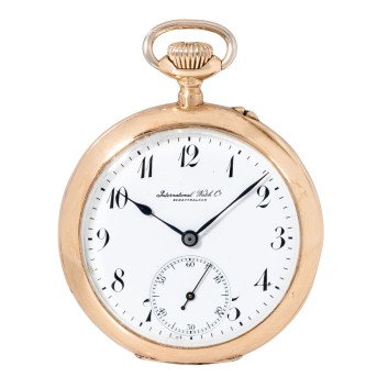IWC offene Taschenuhr ca. 1903-1904.