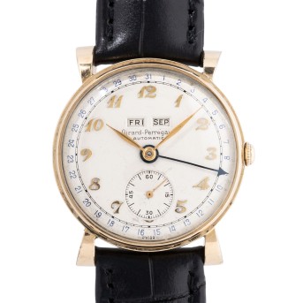 GIRARD PERREGEAUX Vintage Triple Date Ref. 6083 Automatik Herrenuhr ca. 1960´er.