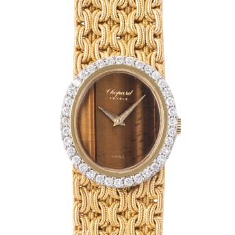 CHOPARD Vintage Damenuhr "Tigerauge" Ref. 50361.