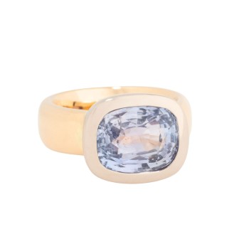 Ring mit Ceylon Saphir,
