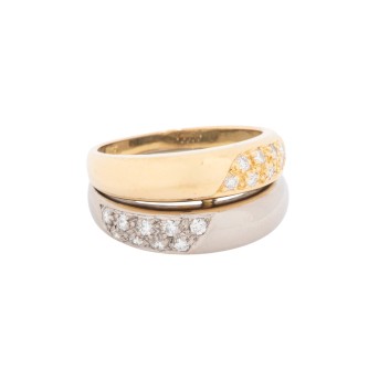 Ring mit 18 Brillanten