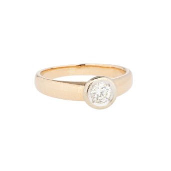 Solitairering mit Brillant,