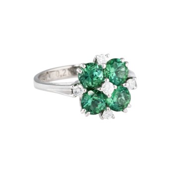 CHRISTIAN BAUER Ring mit Turmalinen und Brillanten