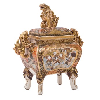 Weihrauchbrenner. SATSUMA/JAPAN, um 1900.