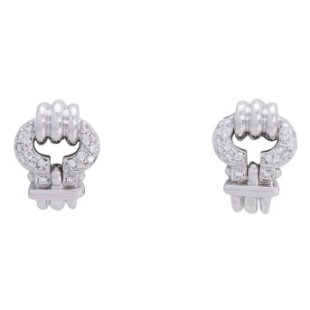 WEMPE Paar Ohrringe mit Brillanten