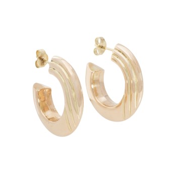 Paar 3/4-Steckcreolen,