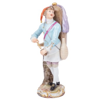 MEISSEN 'Ausrufer mit Lakritzwasser', 1. Wahl, nach 1860.