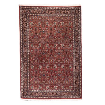 Orientteppich mit Seide. PERSIEN, 20. Jh., 304x203 cm.