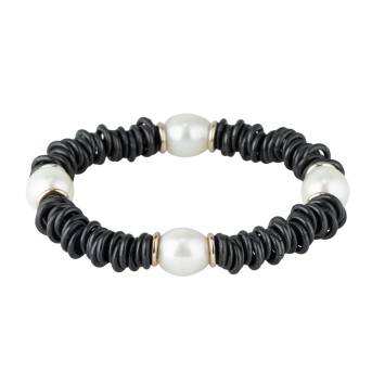 Bracelet with elements in 18K gold,