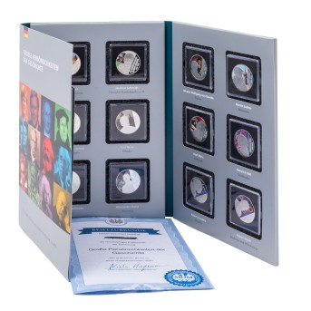 Deutschland/Silber - Set "Grosse Persönlichkeiten der Geschichte",