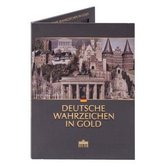 Deutschland/ Gold - Set "Deutsche Wahrzeichen in Gold",