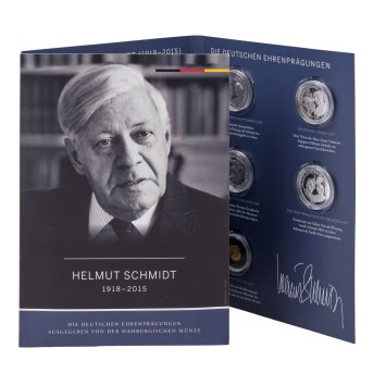 Medaillen - Set - "Helmut Schmidt  Die Deutschen Ehrenprägungen",
