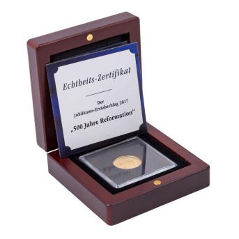 Deutschland/ Gold - "500 Jahre Reformation" 2017 Erstabschlag,