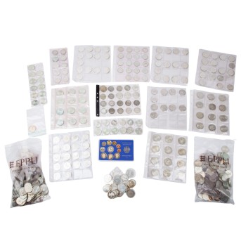 BRD - Collection with DM coins in silver, in total approx. 4.9 kg fine