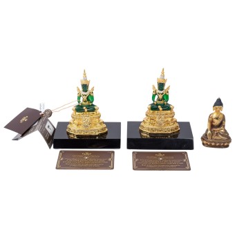 3 Buddha statuettes: