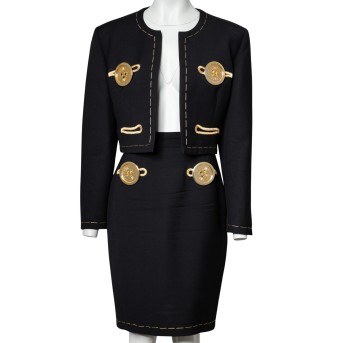 MOSCHINO MOSCHINO COUTURE VINTAGE Kostüm 'SEWING', Gr. 40, Koll.: 80er Jahre.