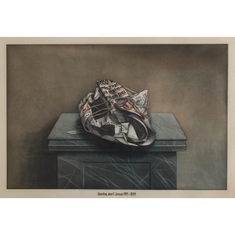 TRIPP, JAN PETER (1945), &quot;Bild&quot; - &quot;Saturday, January 9, 1971 - 20 Pf&quot;, 1971,