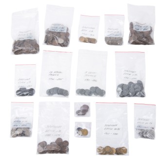 Kleinmünzen aus dem Dt. Kaiserreich, Weimarer Republik und Drittes Reich.