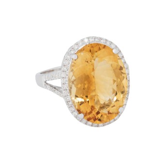 Ring mit schönem Citrin