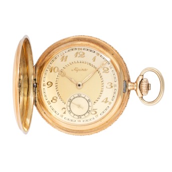 ALPINA Savonette pocket watch incl. original case.