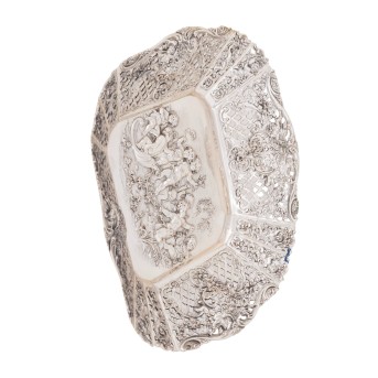 CHRISTOPH WIDMANN offering bowl, 835 silver, 20th century,