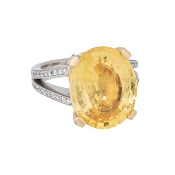 BUCHERER BUCHERER Ring mit gelbem Saphir