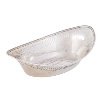 WILHELM BINDER Schale, 800 Silber, um 1902,