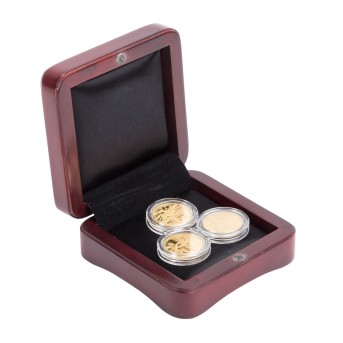 China /GOLD - Olympische Sommerspiele Beijing 2008, 3 x 150 Yuan 2008 PP