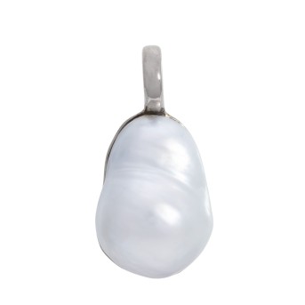 Pendant with baroque pearl,