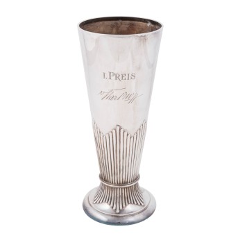 FOEHR Reitpokal, 800 Silber, um 1904,